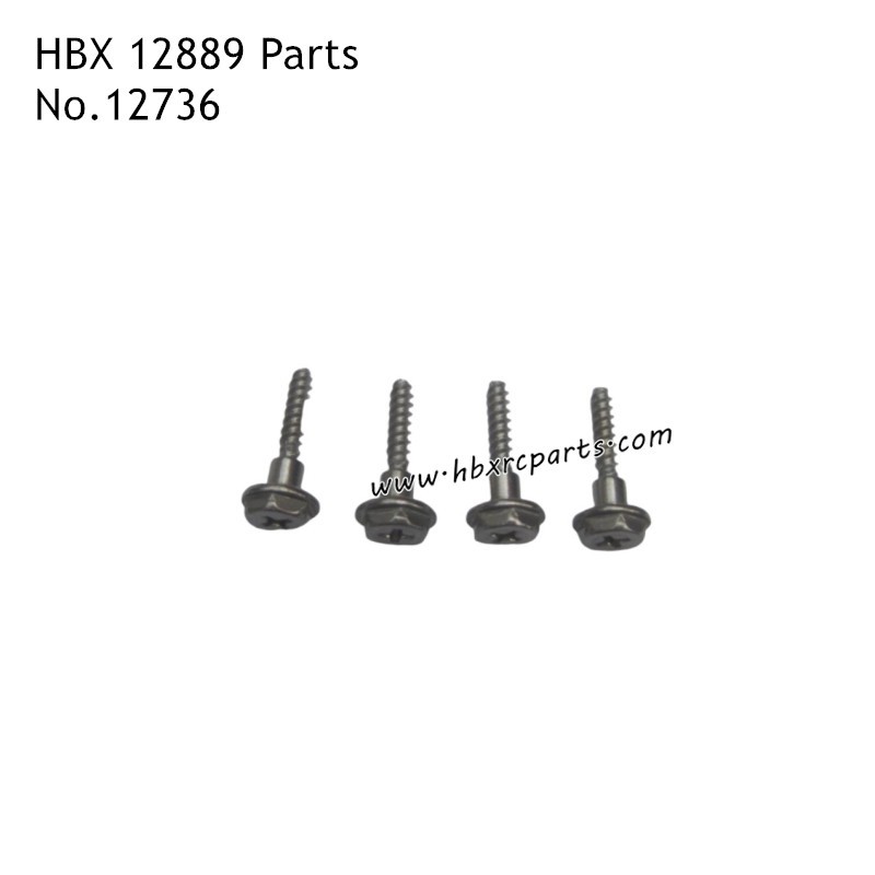 HAIBOXING HBX 12889 RC Truck Parts Wheel Lock Screws 12736 HAIBOXING HBX 12889 RC Truck Parts Wheel Lock Screws 12736