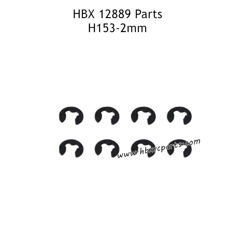 HAIBOXING HBX 12889 RC Truck Parts 2MM E-Clip H153 HAIBOXING HBX 12889 RC Truck Parts 2MM E-Clip H153