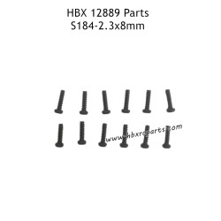 HAIBOXING HBX 12889 RC Truck Parts 2.3X8mm Round Head Self Tapping Screws S184