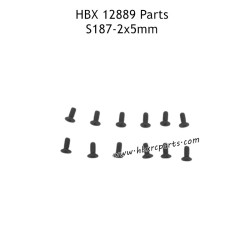 HAIBOXING HBX 12889 RC Truck Parts 2X5mm Countersunk Screws S187