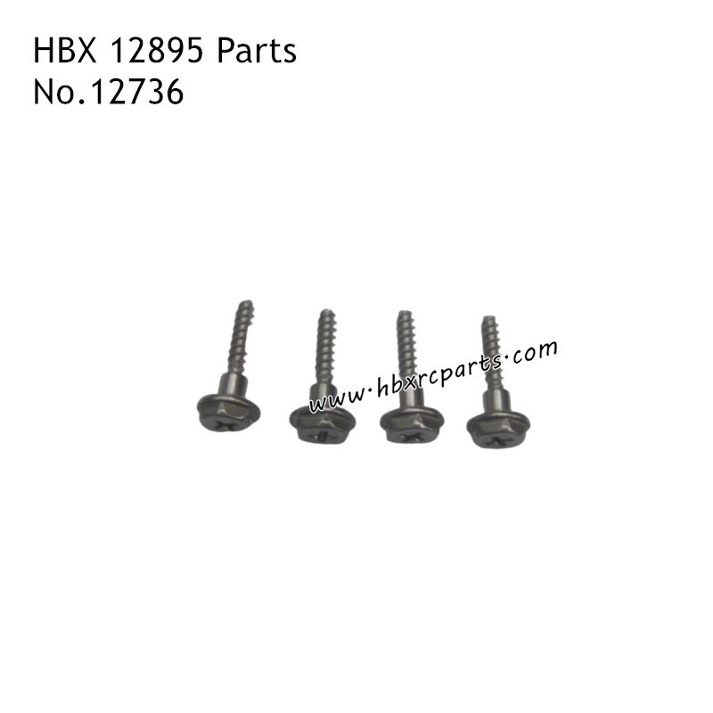 HAIBOXING HBX 12895 Parts Wheel Lock Screws 12736 HAIBOXING HBX 12895 Parts Wheel Lock Screws 12736