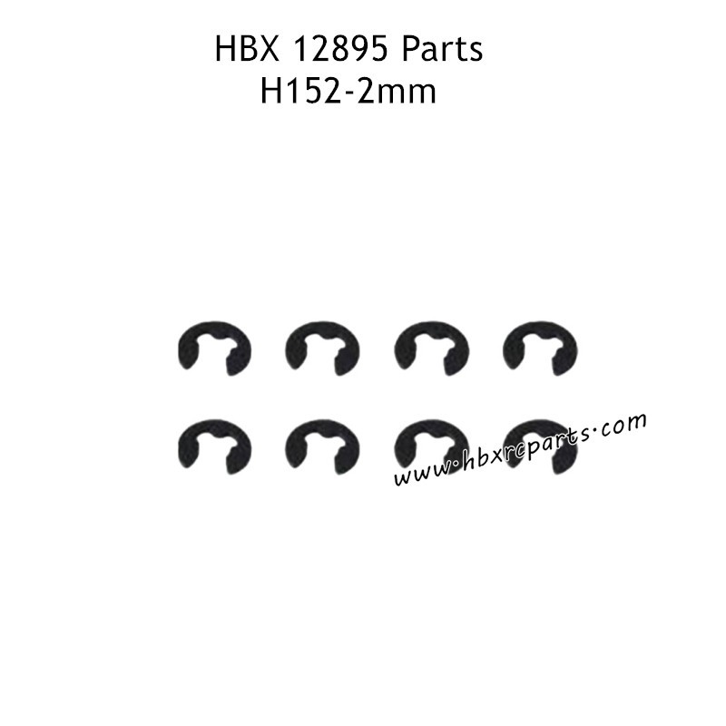 HAIBOXING HBX 12895 Parts 2MM E-Clip H153 HAIBOXING HBX 12895 Parts 2MM E-Clip H153