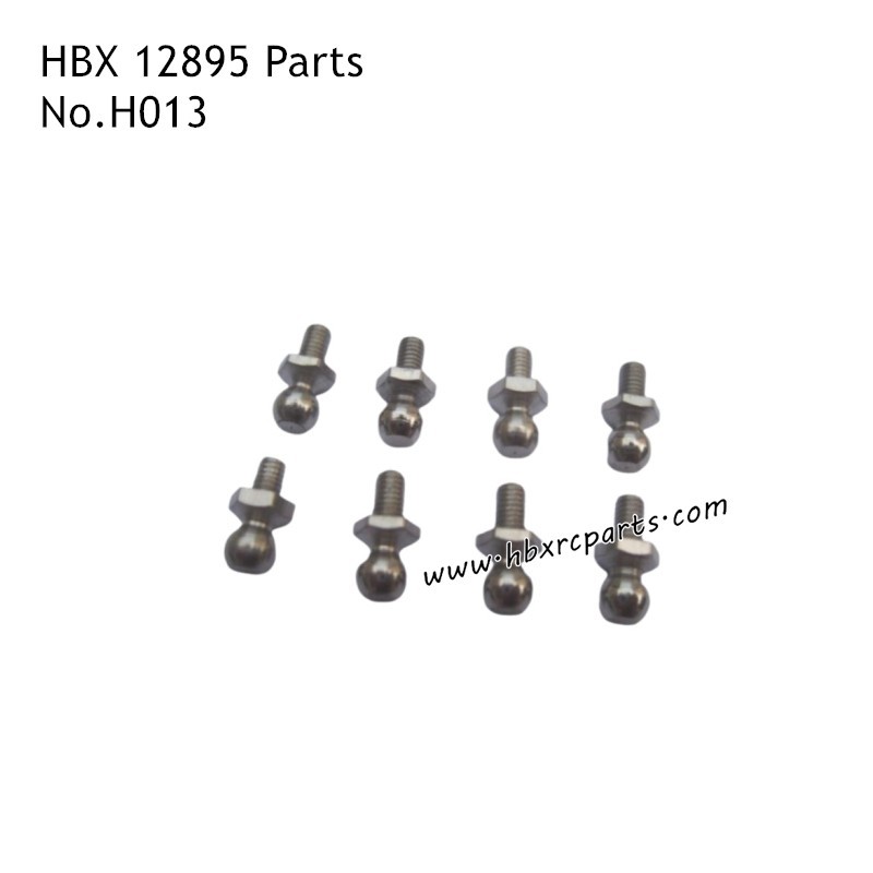 HAIBOXING HBX 12895 Parts Front Turning Linkage Inserted Ball Stud H013 HAIBOXING HBX 12895 Parts Front Turning Linkage Inserted Ball Stud H013