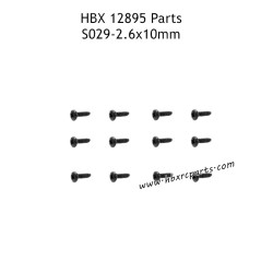 HAIBOXING HBX 12895 Parts 2.6X10MM Round Head Self Tapping Screw S029