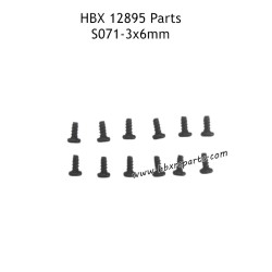 HAIBOXING HBX 12895 Parts 3X6mm Round Head Self Tapping Screw S071