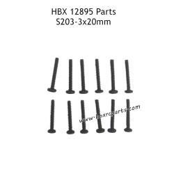 HAIBOXING HBX 12895 Parts 3X20mm Round Head Self Tapping Screw S203
