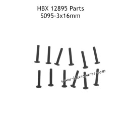 HAIBOXING HBX 12895 Parts 3X16mm Round Head Screw S095