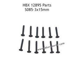 HAIBOXING HBX 12895 Parts 3X15mm Round Head Self Tapping Screws S085