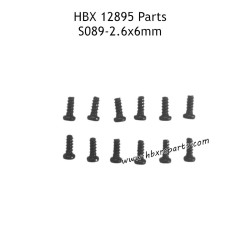 HAIBOXING HBX 12895 Parts 2.6X6mm Round Head Self Screws S089