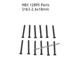 HAIBOXING HBX 12895 Parts 2.6X18mm Round Head Self Tapping Screws S163