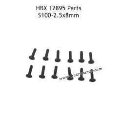 HAIBOXING HBX 12895 Parts 2.5X8mm Round Head Screw S100