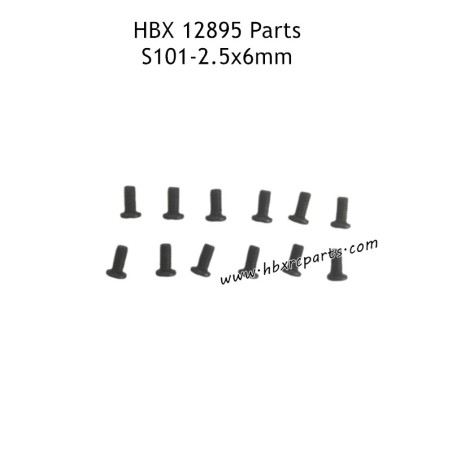 HAIBOXING HBX 12895 Parts 2.5X6mm Round Head Screw S101