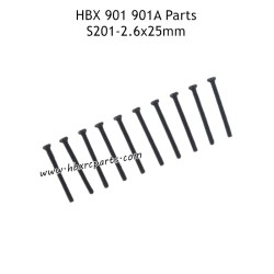 HAIBOXING HBX 901A Parts 2.6X25mm Round Head Self Tapping Screws S201