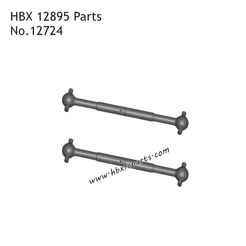 HBX 12895 Parts Centre Front Shafts 12724 HBX 12895 Parts Centre Front Shafts 12724