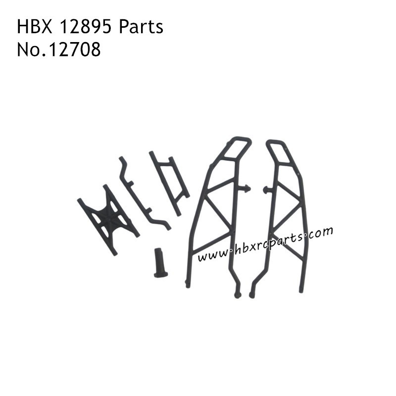 HAIBOXING HBX 12895 RC Car Parts Rear Rack Assembly 12708 HAIBOXING HBX 12895 RC Car Parts Rear Rack Assembly 12708