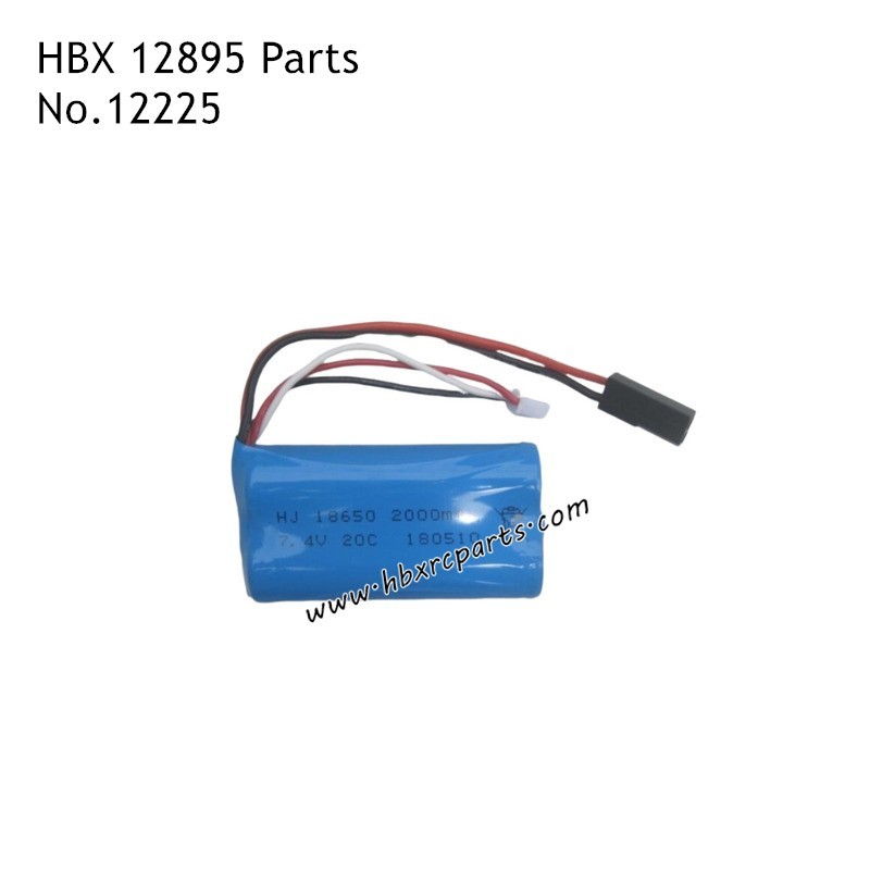 HAIBOXING HBX 12895 RC Car Parts 7.4V 1500mAH Battery 12225 HAIBOXING HBX 12895 RC Car Parts 7.4V 1500mAH Battery 12225