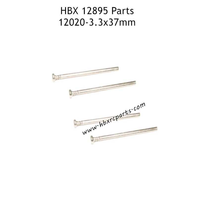 HAIBOXING HBX 12895 RC Car Parts 3.3X37mm Front Lower Suspension Hinge Pins 12020 HAIBOXING HBX 12895 RC Car Parts 3.3X37mm Front Lower Suspension Hinge Pins 12020
