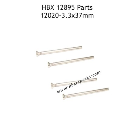 HAIBOXING HBX 12895 RC Car Parts 3.3X37mm Front Lower Suspension Hinge Pins 12020