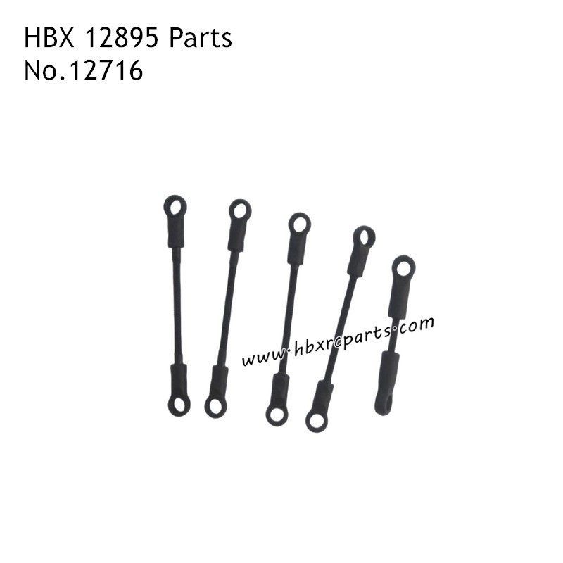 HBX 12895 Parts Front Steering Links and Servo Link and Front Links 12716 HBX 12895 Parts Front Steering Links and Servo Link and Front Links 12716