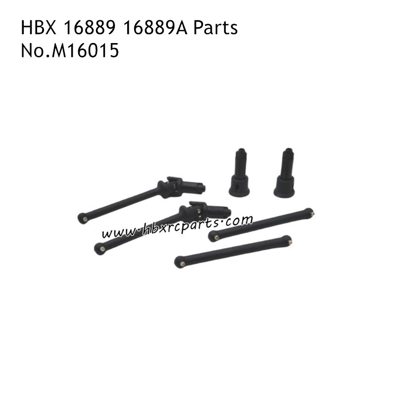 HBX 16889 16889A Parts Front and Rear Drive Shafts M16015 HBX 16889 16889A Parts Front and Rear Drive Shafts M16015