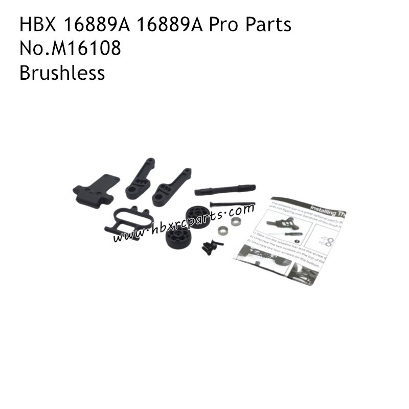 HBX 16889A 16889A Pro Destroyer Parts Wheelie Bar Assembly M16108 HBX 16889A 16889A Pro Destroyer Parts Wheelie Bar Assembly M16108