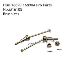 HAIBOXING HBX 16890A 16890A Pro Parts Metal Front Drive Shaft Set M16105