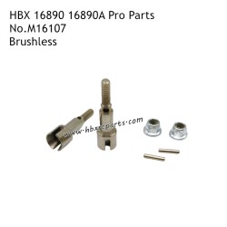 HAIBOXING HBX 16890A 16890A Pro Parts Metal Rear Wheel Shafts Set M16107