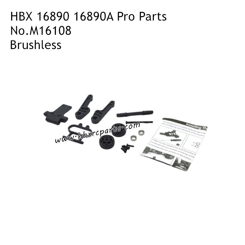 HAIBOXING HBX 16890A 16890A Pro Parts Wheelie Bar Assembly M16108 HAIBOXING HBX 16890A 16890A Pro Parts Wheelie Bar Assembly M16108