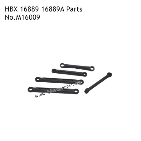 HAIBOXING 16889 Parts Rear Upper Links and Steering Links and Servo Link M16009