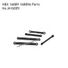 HAIBOXING 16889 Parts Rear Upper Links and Steering Links and Servo Link M16009
