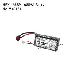 HBX 16889A RC Car Parts 7.4V 1600mAh Battery T Plug M16151