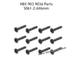 HAIBOXING HBX 903 903A Parts 2.6x6mm Screws S061