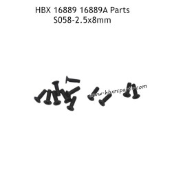 HAIBOXING 16889A Parts 2.5X8mm Countersunk Screws S058