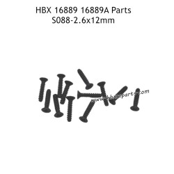 HAIBOXING 16889A Parts 2.6X12mm Countersunk Self Tapping Screws S088