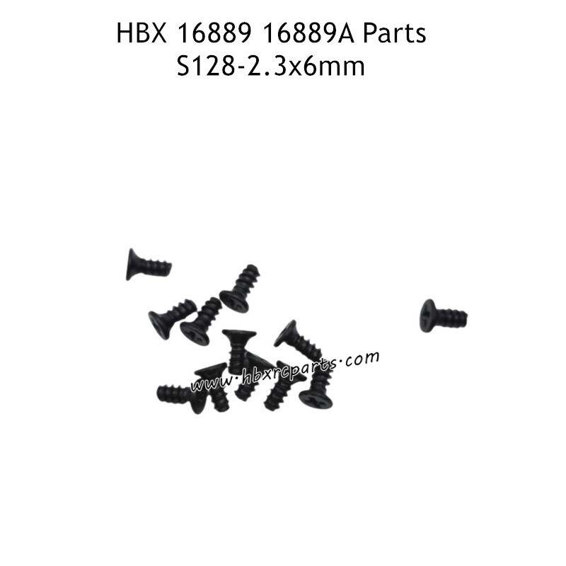 HAIBOXING 16889A Parts 2.3X6mm Countersunk Self Tapping Screw S128 HAIBOXING 16889A Parts 2.3X6mm Countersunk Self Tapping Screw S128
