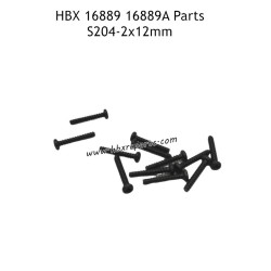 HAIBOXING 16889A Parts 2X12mm Pan Head Self Tapping Screws S204