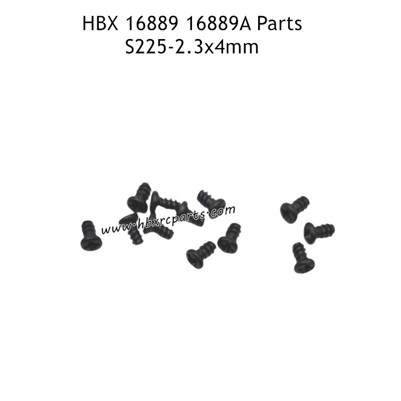 HAIBOXING 16889A Parts 2.3X4mm Pan Head Self Tapping Screws S225 HAIBOXING 16889A Parts 2.3X4mm Pan Head Self Tapping Screws S225