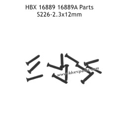 HAIBOXING 16889 Parts 2.3X12mm Countersunk Self Tapping S226