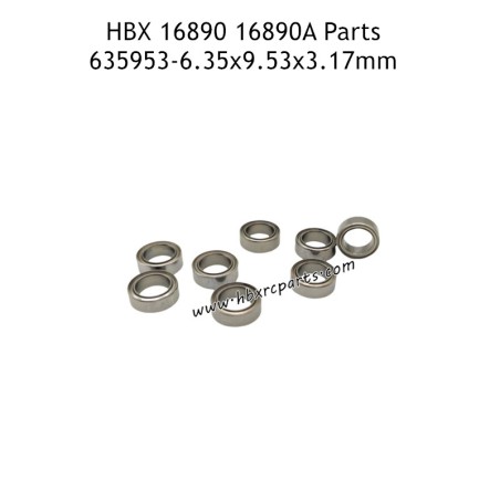 HBX 16890 16890A Parts 6.35X9.53X3.17mm Ball Bearings 635953