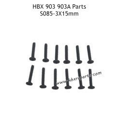 HAIBOXING HBX 903 903A Parts 3x15mm Round Head Self Tapping Screws S085