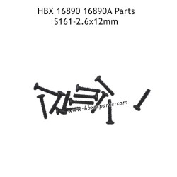 HAIBOXING HBX 16890 16890A Parts 2.6X12mm Pan Head Self Tapping Screws S161