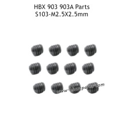 HAIBOXING HBX 903 903A Parts M2.5X2.5mm Set Screws S103