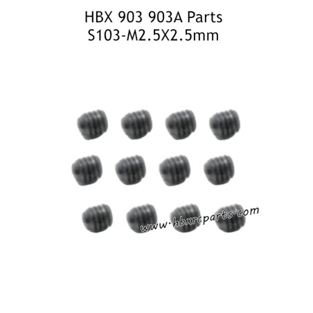 HAIBOXING HBX 903 903A Parts M2.5X2.5mm Set Screws S103