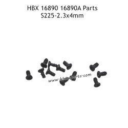 HAIBOXING HBX 16890 16890A Parts 2.3X4mm Pan Head Self Tapping Screws S225