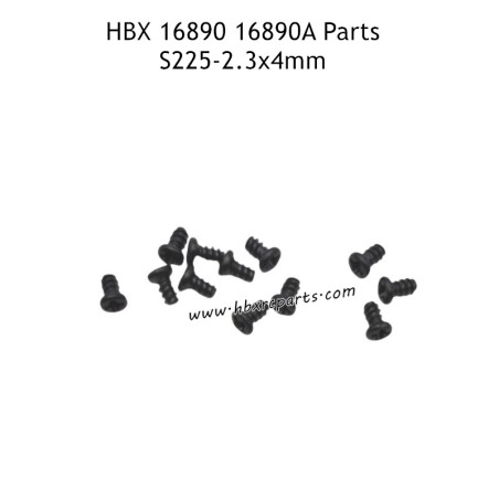 HAIBOXING HBX 16890 16890A Parts 2.3X4mm Pan Head Self Tapping Screws S225