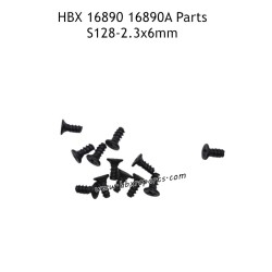 HAIBOXING HBX 16890 16890A Parts 2.3X6mm Countersunk Self Tapping Screw S128