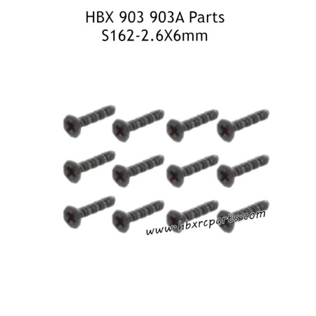 HAIBOXING HBX 903 903A Parts 2.6x6mm Screws S162