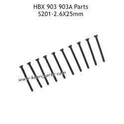 HAIBOXING HBX 903 903A Parts 2.6x25mm Round Head Self Tapping Screws S201