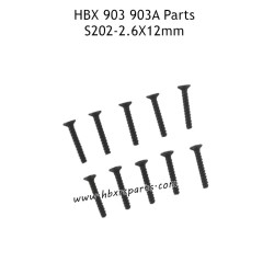 HAIBOXING HBX 903 903A Parts 2x12mm Countersunk Self Tapping Screws S202