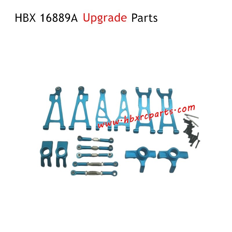 HAIBOXING HBX 16889A Upgrade Parts Metal Kit Blue HAIBOXING HBX 16889A Upgrade Parts Metal Kit Blue